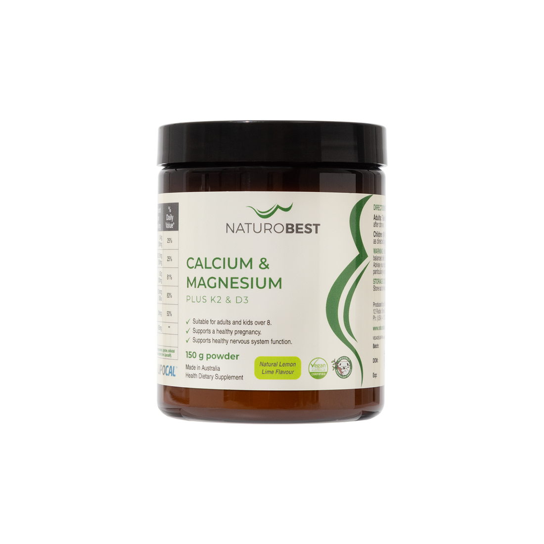 Calcium & Magnesium Plus K2 & D3 | US Label